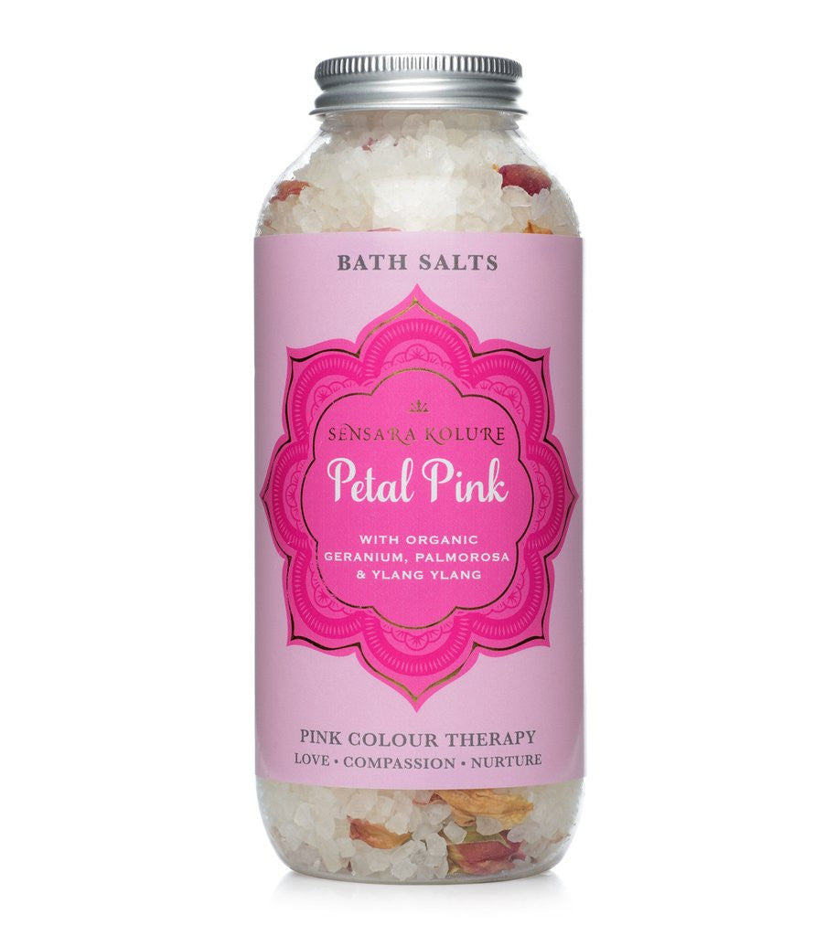 Petal Pink Aromatherapy Bath Salts 400g